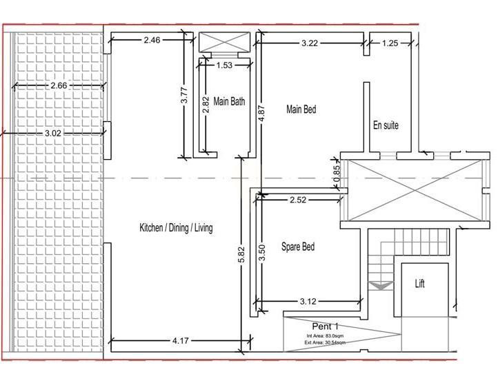 Penthouses in Luqa - REF 70064